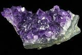 Dark Purple Amethyst Cluster - Top Quality Color #76855-1
